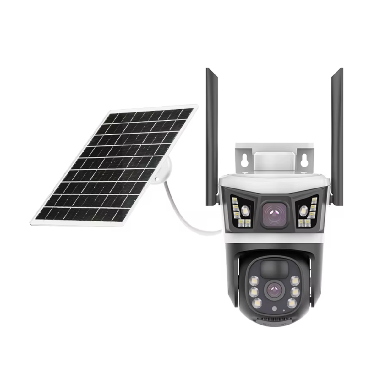 Двойна соларна 4G камера V380Pro 12MP със SIM карта и 10x оптичен Zoom