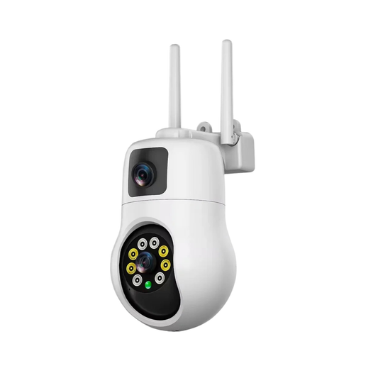 Двойна външна Wi‑Fi камера 10MP с AI Auto Tracking