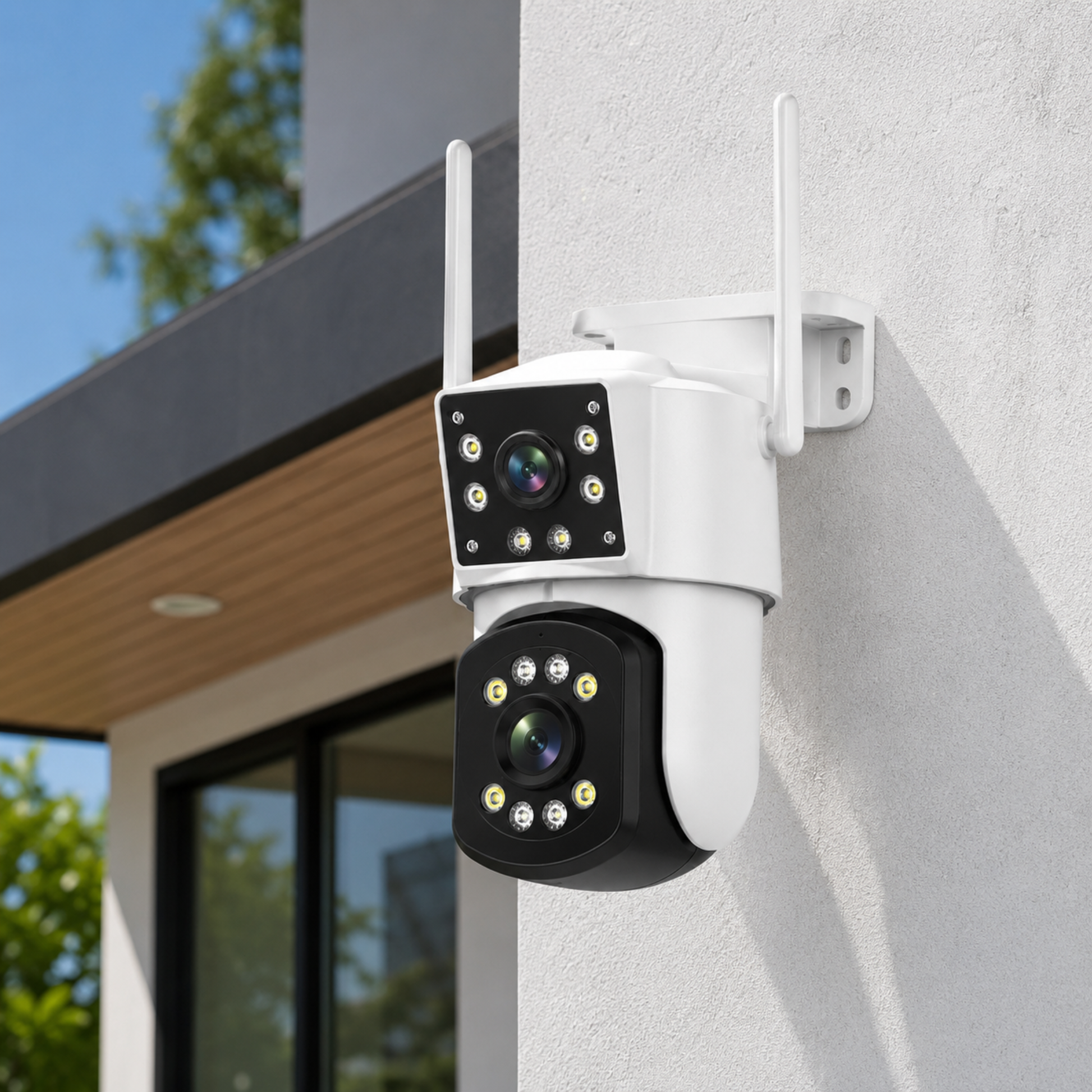 Двойна външна Wi-Fi камера iCam365 6MP с Dual Light