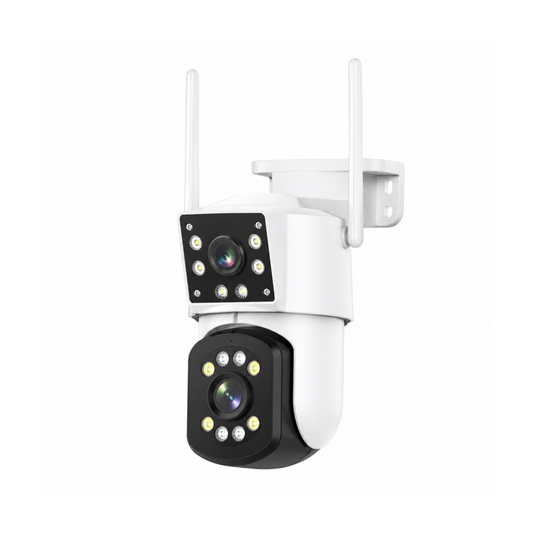 Двойна външна Wi-Fi камера iCam365 6MP с Dual Light