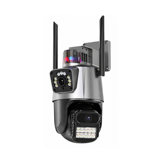 Двойна външна Wi-Fi камера 8MP с AI Auto Tracking