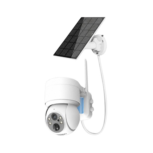 PTZ соларна Wi-Fi камера ICSee 4MP с 7800mAh батерия и 3.7W панел