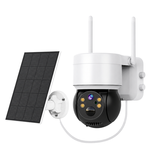 PTZ соларна Wi-Fi камера ICSee 6MP с цветно нощно виждане