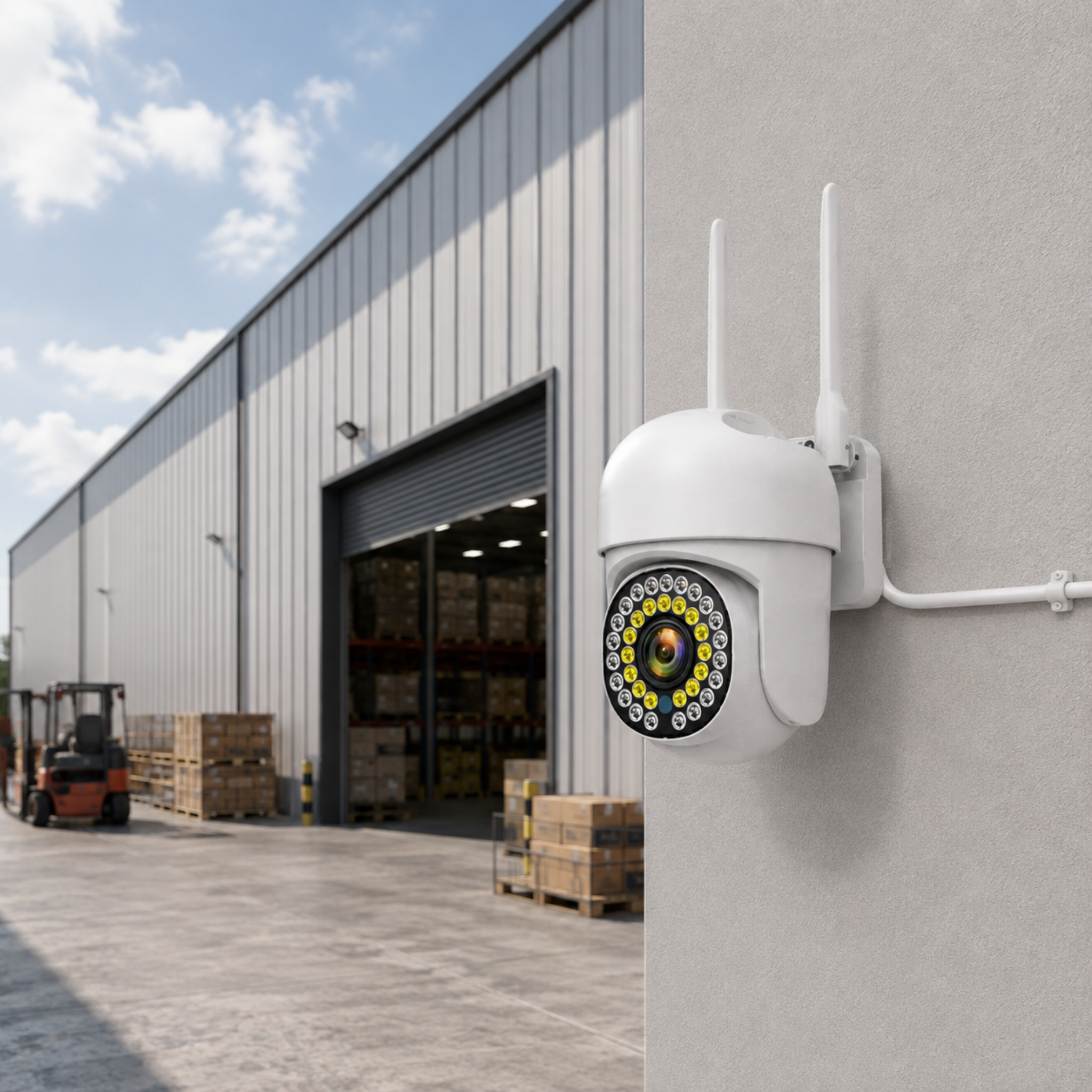 PTZ външна Wi-Fi камера Full HD с 36 LED и цветно нощно виждане