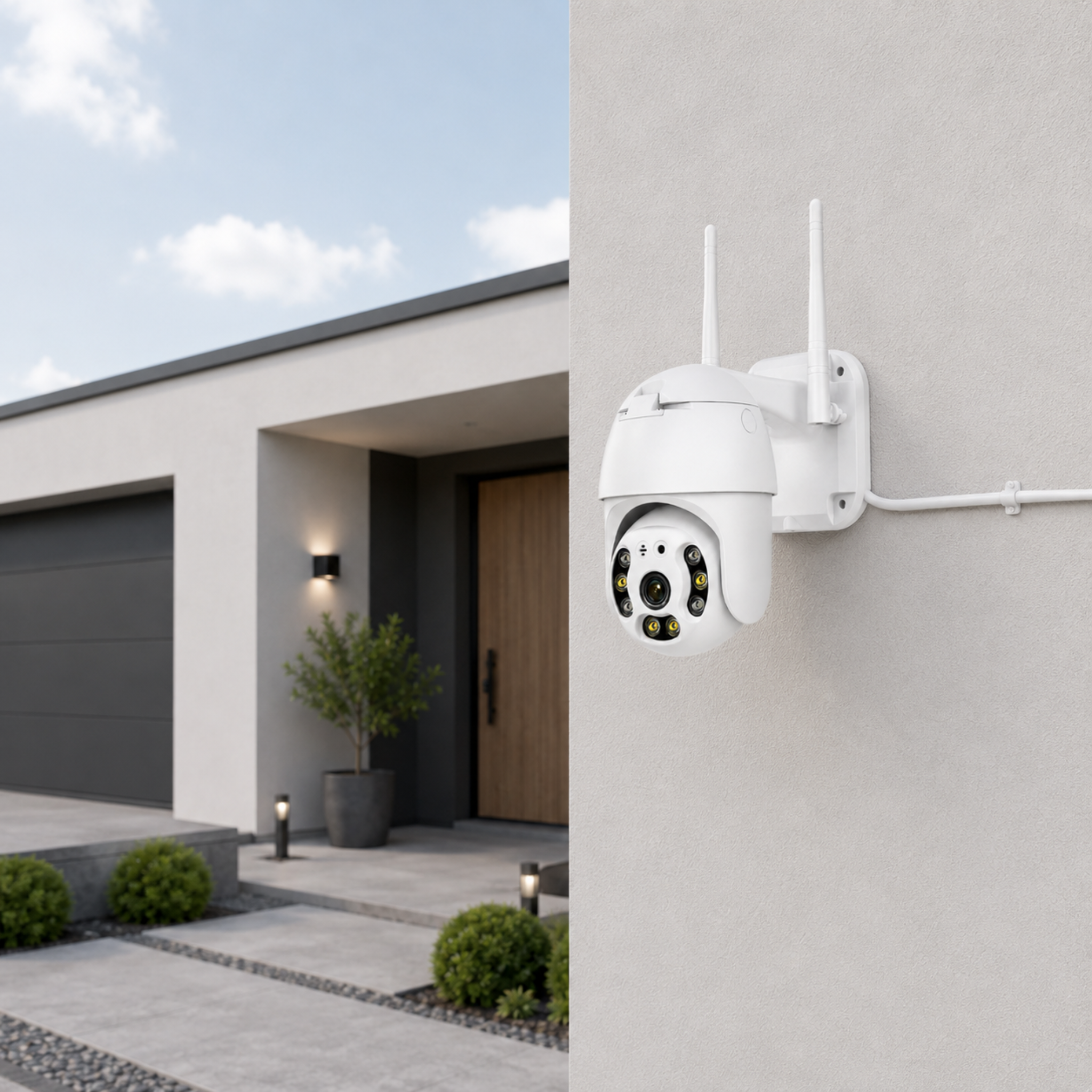PTZ външна Wi-Fi камера ICSee 5MP с Auto Tracking