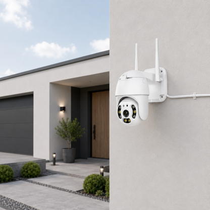 PTZ външна Wi-Fi камера ICSee 5MP с Auto Tracking