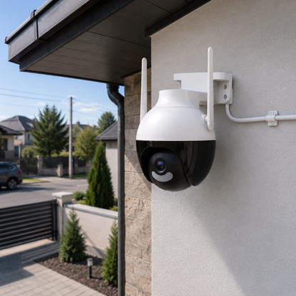 PTZ външна Wi-Fi камера ICSee 6MP с Intelligent Motion Tracking