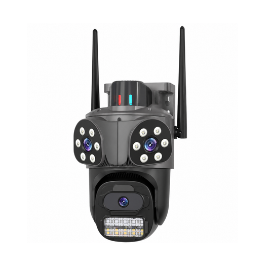Тройна външна Wi-Fi камера 10MP с AI Auto Tracking